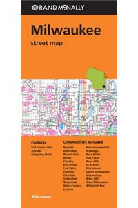 Folded Map Milwaukee Wi Street