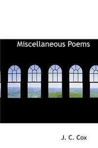 Miscellaneous Poems