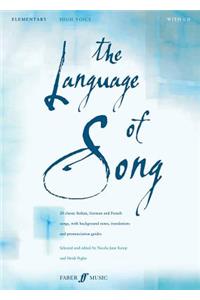 The Language Of Song: Elementary (High Voice)