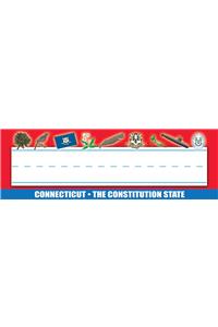 Connecticut Nameplates - Pack of 36