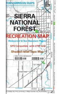 Sierra National Forest Recreation Map