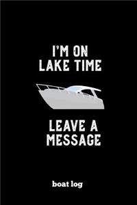 Boat Log
