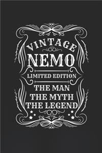 Vintage Nemo Limited Edition The Man The Myth The Legend