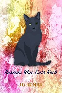 Russian Blue Cats Rock