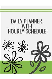 Daily Planner with Hourly Schedule