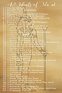 42 Ideals of Ma'at
