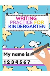 Writing Practice for Kindergarten