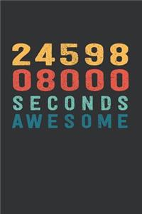 2 459 808 000 Seconds Awesome