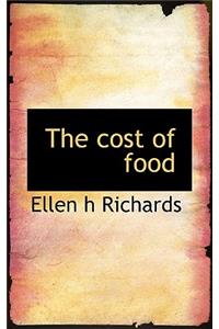 The Cost of Food