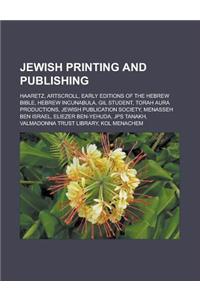 Jewish Printing and Publishing