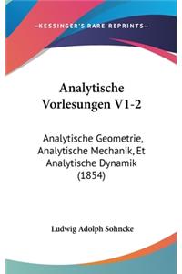 Analytische Vorlesungen V1-2