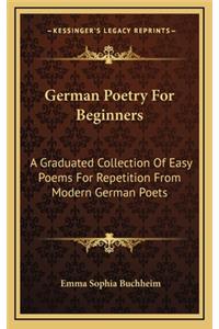 German Poetry for Beginners