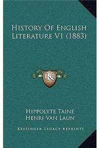 History Of English Literature V1 (1883)