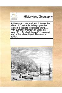 A general account and description of the island of Corsica