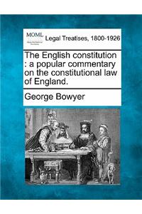 The English constitution