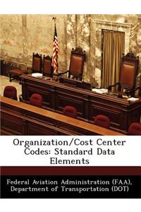 Organization/Cost Center Codes: Standard Data Elements