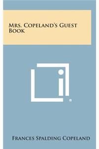 Mrs. Copeland's Guest Book