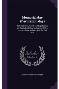 Memorial day (Decoration day)