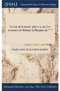La Voix de la Nature. Pties 1-5