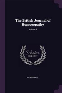 British Journal of Homoeopathy; Volume 1