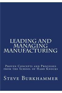 Leading & Managing Manufacturing