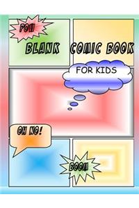 Blank Comic Book For Kids