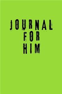 Journal For Him