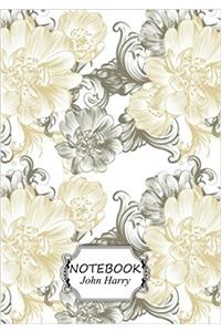 Flora Pattern Notebook: Pocket Notebook Journal Diary: 2