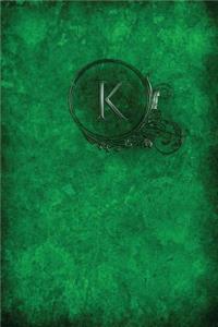Monogram K Any Day Planner Notebook