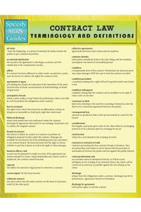 Contract Law Terminology and Definitions (Speedy Study Guide)