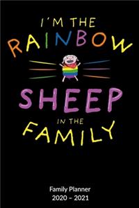 I´m the Rainbow Sheep of the family. Family Planner 2020-2021