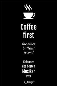 Kalender 2020 für Musiker