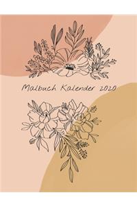 Malbuch Kalender 2020