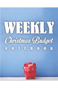 Weekly Christmas Budget Notebook