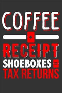 Coffee + Receipt Shoeboxes = Tax Returns