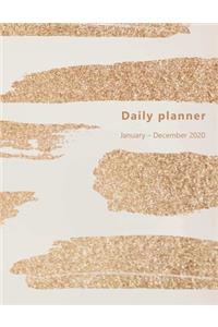 Daily Planner January-December 2020