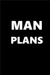 2020 Weekly Planner For Men Man Plans White Font Black Design 134 Pages