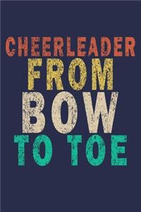 Cheerleader From Bow To Toe