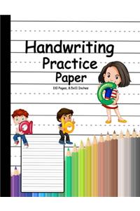 Handwriting Practice Paper-ABC kids