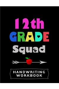 12th Grade Squad Handwriting Workbook