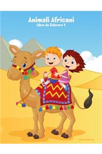Animali Africani Libro da Colorare 4