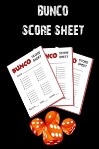 Bunco Score Sheets