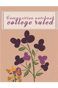 Composition notebook college ruled