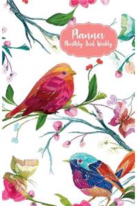 Planner monthly and weekly