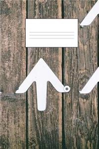 Arrows Blank Paper Book - Arrows Always Point The Way
