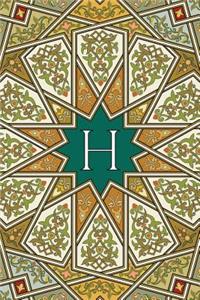 Monogram H Any Day Planner Notebook