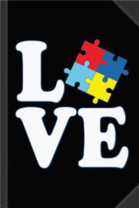 I Love Autism Journal Notebook