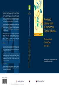 Annotated Leading Cases of International Criminal Tribunals - volume 64