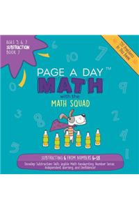 Page A Day Math Subtraction Book 7