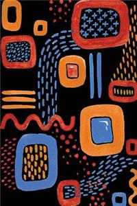 Journal Notebook Colorful Abstract Pattern 3